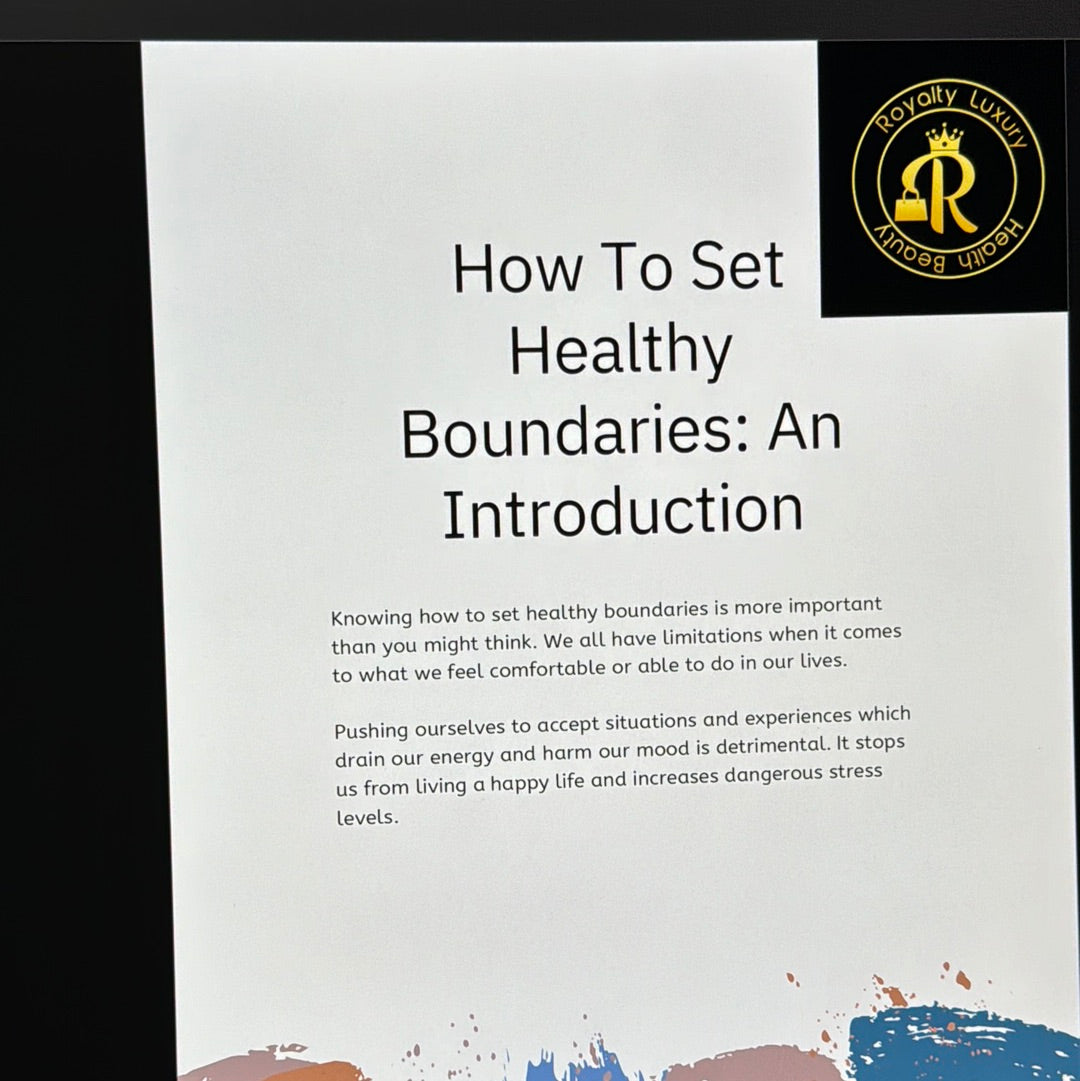 How To Set Healthy Boundaries: An Introduction