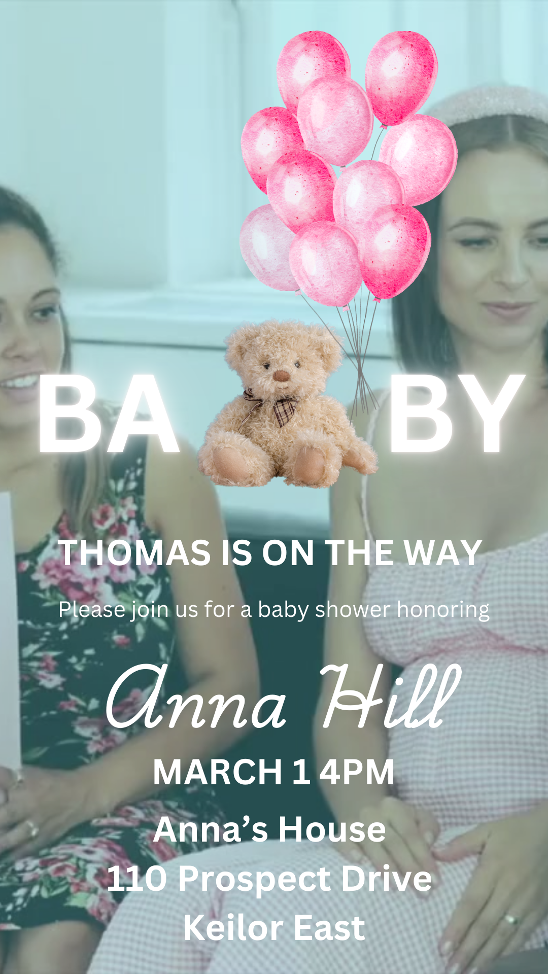 Teddy Bear Baby Shower Video Invite