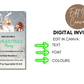 Modern Christmas Party Invitation