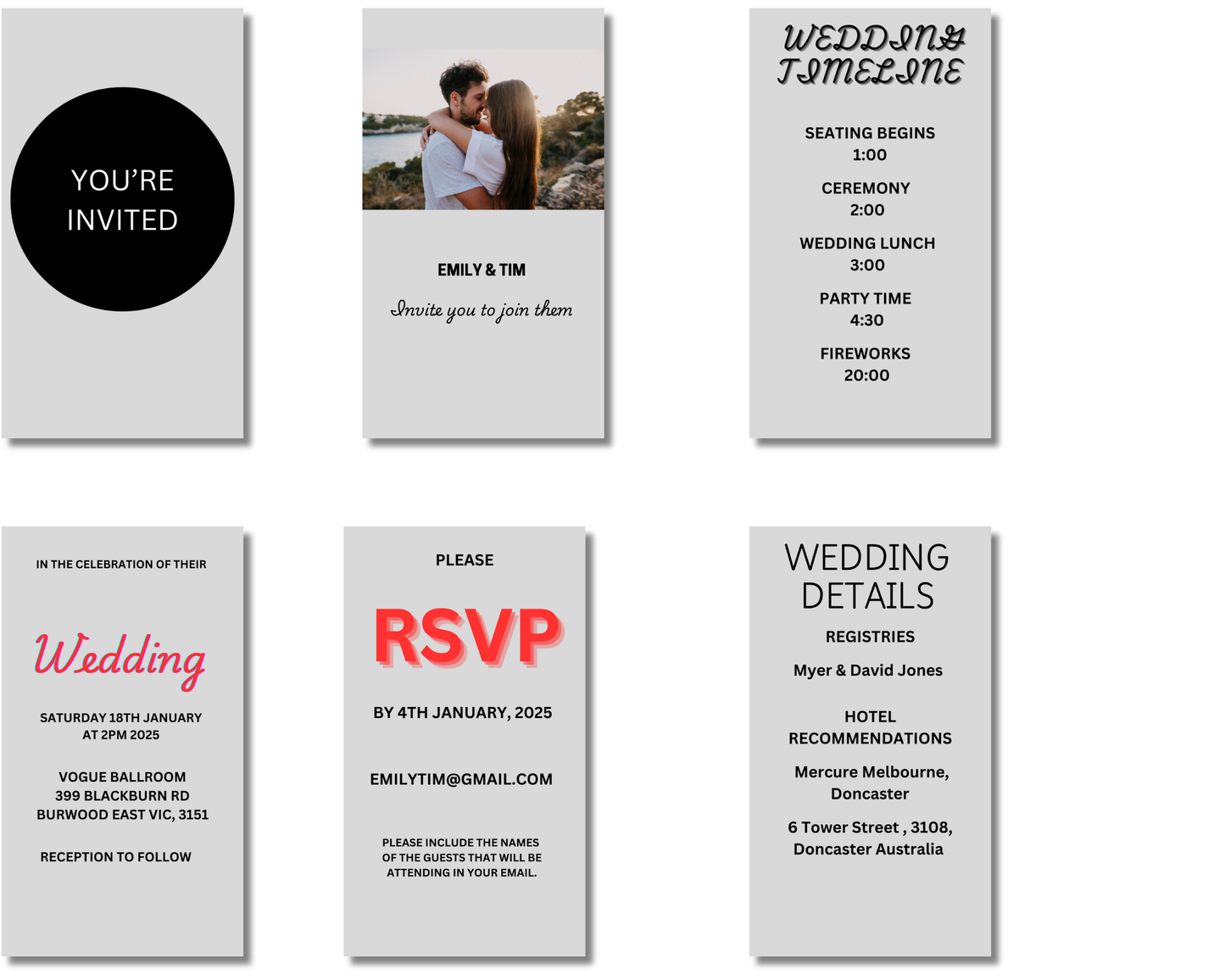 Wedding Video Invitation