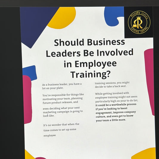 Should Business Leaders Be Involved In Employee Training?