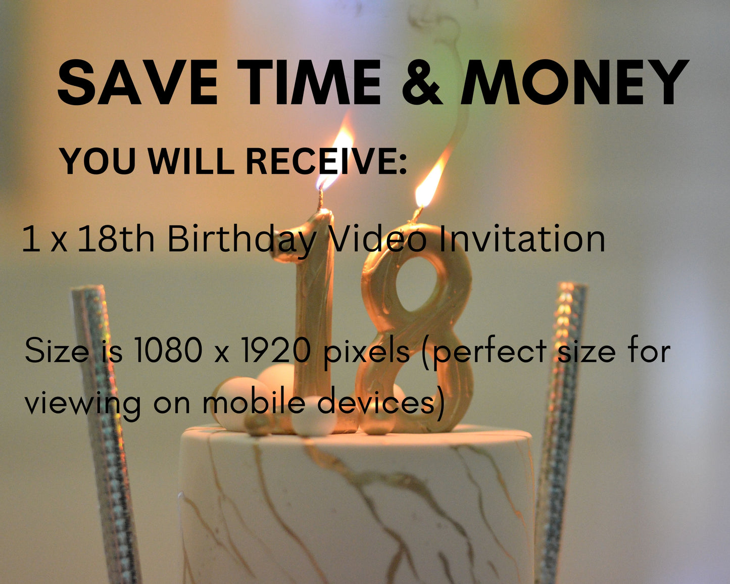 18th Birthday Video Invite