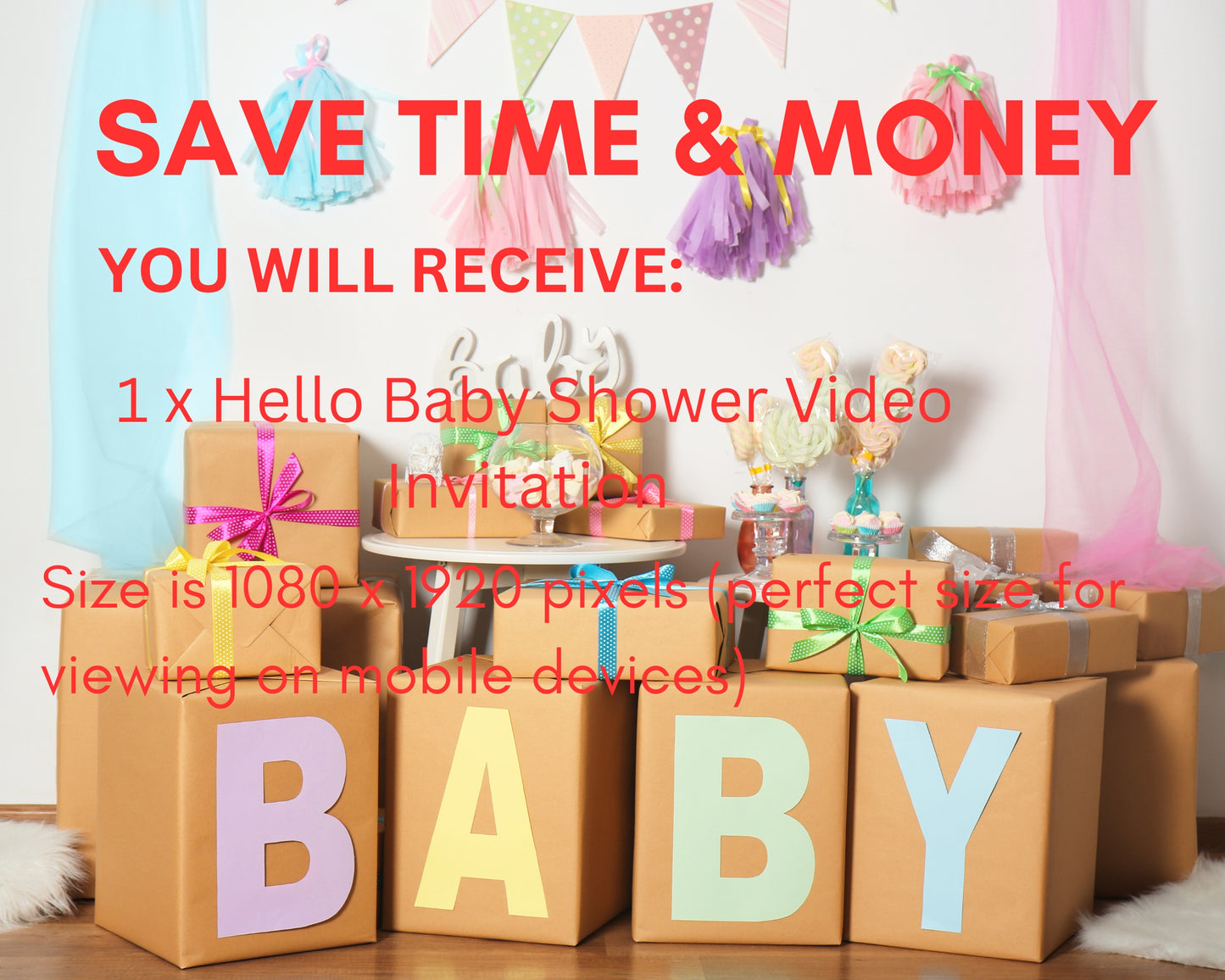 Hello Baby Shower Video Invite