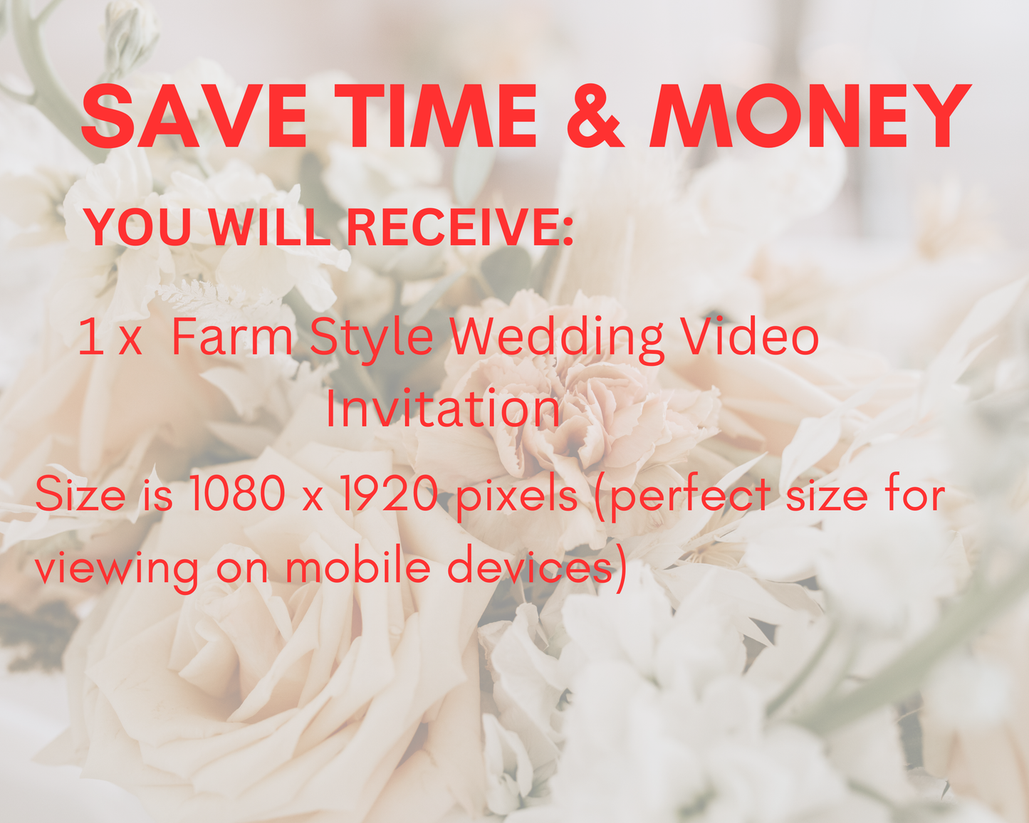 Farm Style Wedding Video Invitation