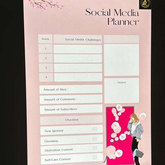 Social Media Planner Floral Design