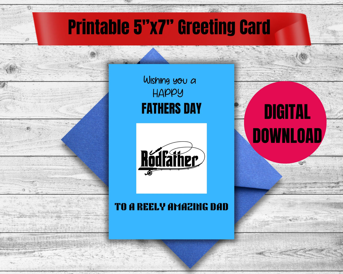 Fathers Day Fishing Card