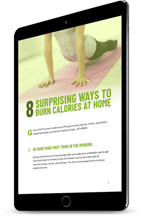 8 Surprising Ways To Burn Calories At Home Landing Page