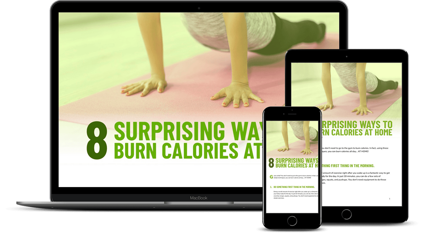 8 Surprising Ways To Burn Calories At Home Landing Page