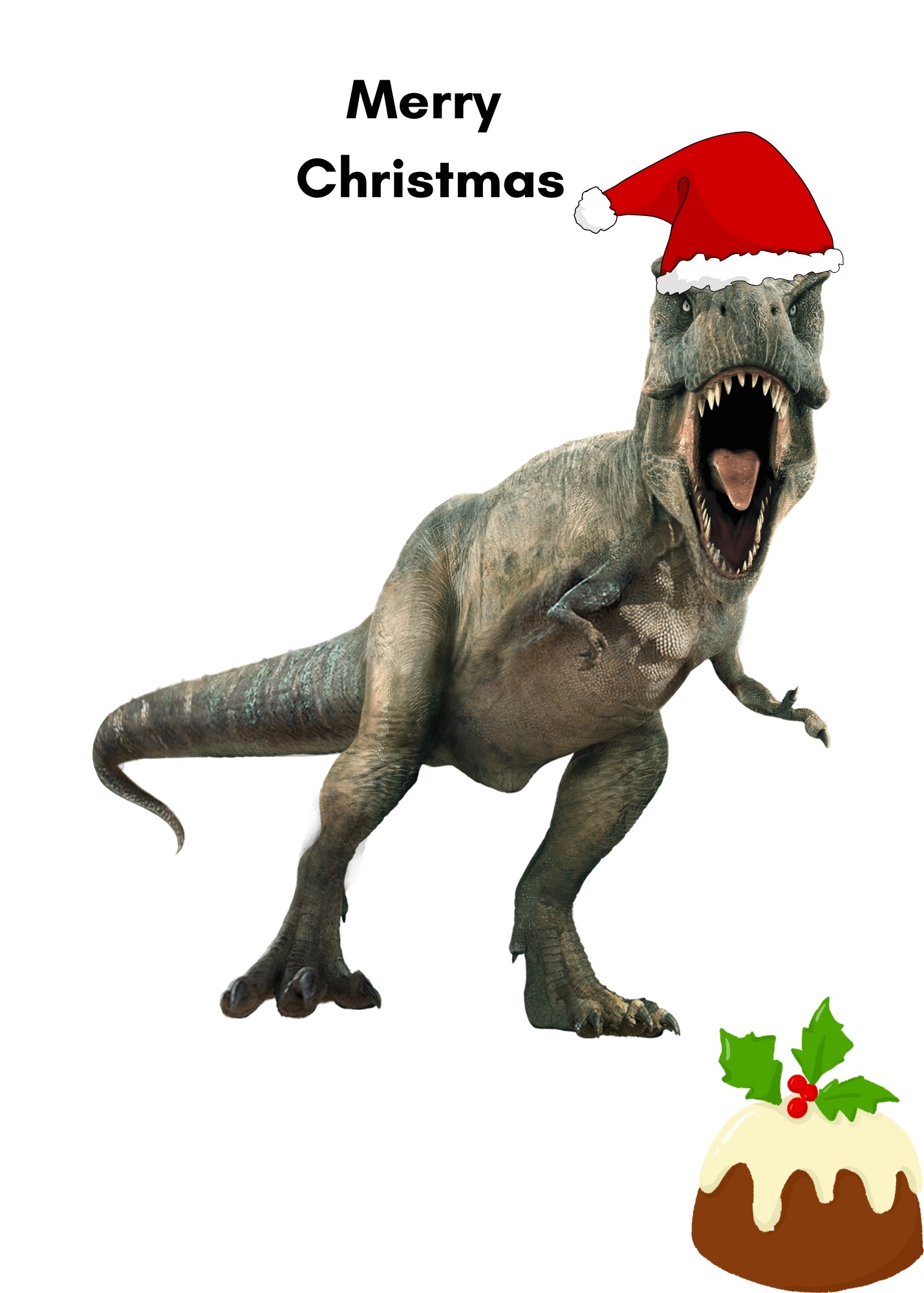 Dinosaur Christmas Card