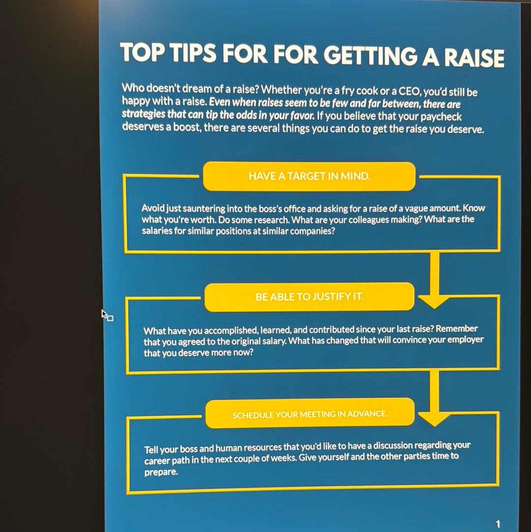 Top Tips For Getting A Raise