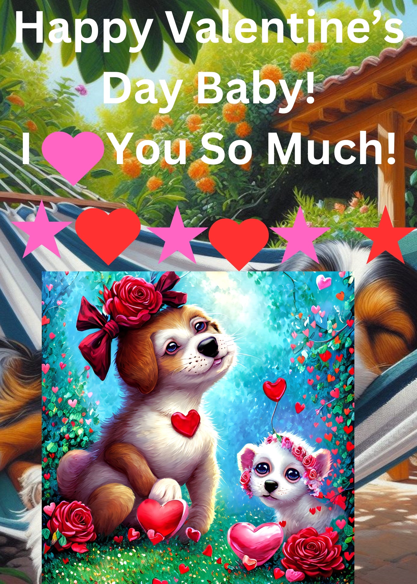 Dog Valentine's Day Card