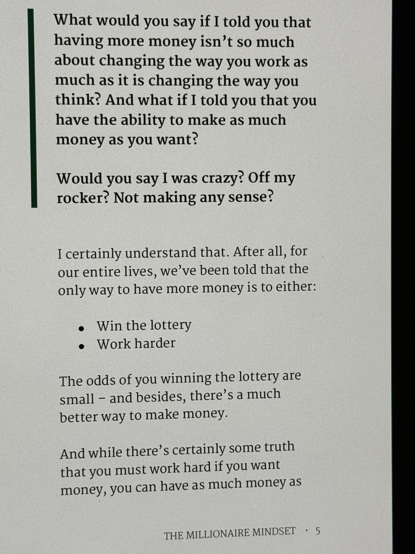 The Millionaire Mindset Attracting Everything You Want In Life