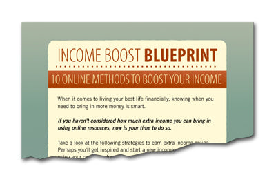 Income Boost Blueprint 10 Online Methods To Boost Your Income