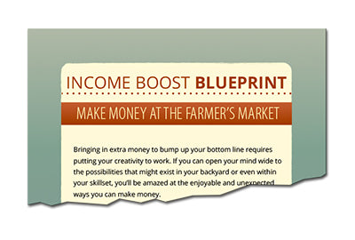 Income Boost Blueprint Make Money At The Farmers Market