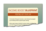 Income Boost Blueprint Renting Out Your Car