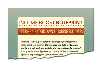 Income Boost Blueprint Setting Up Your Own Tutoring Business