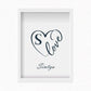 Monogram Love Frame