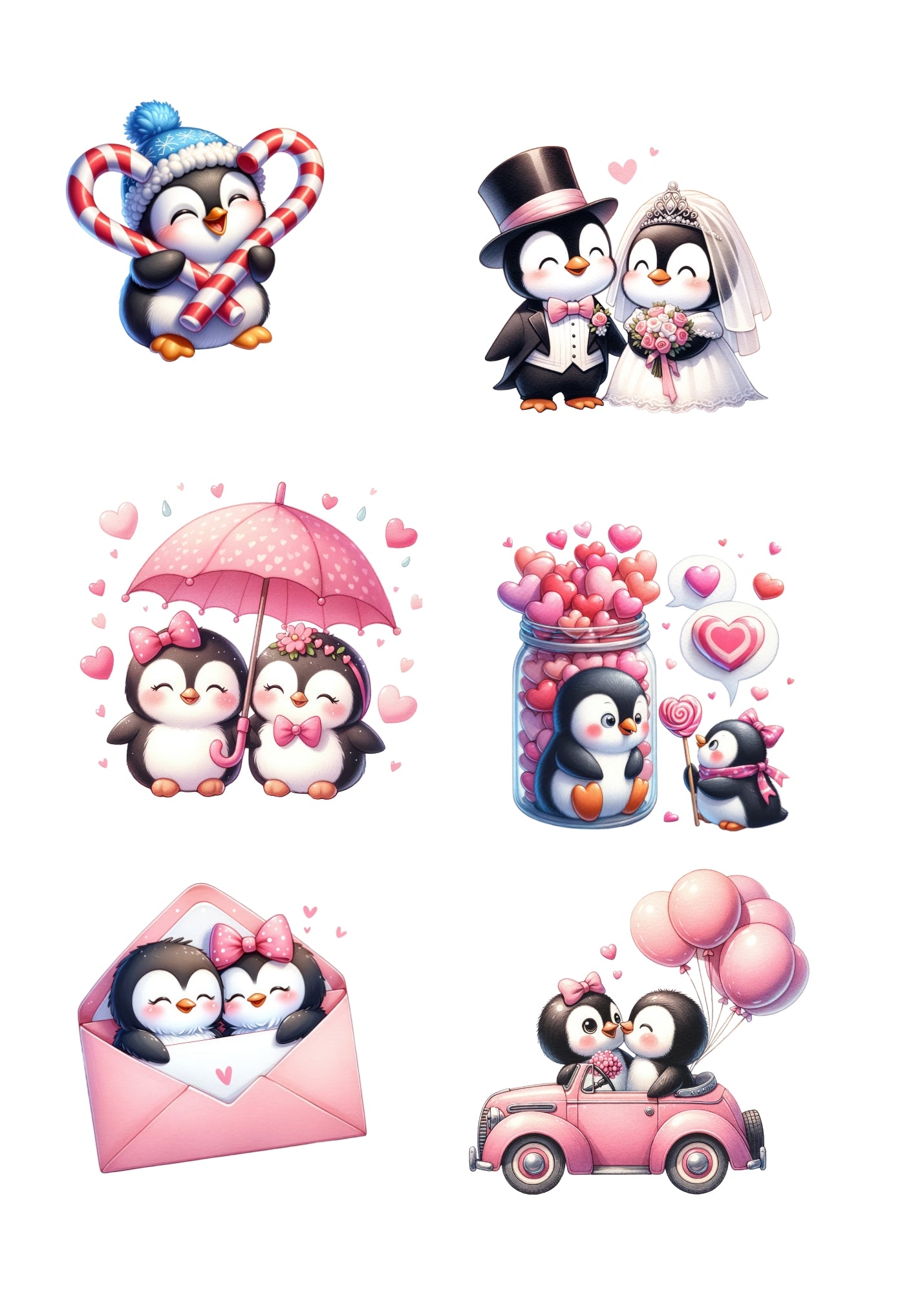 Penguin Valentine's Day