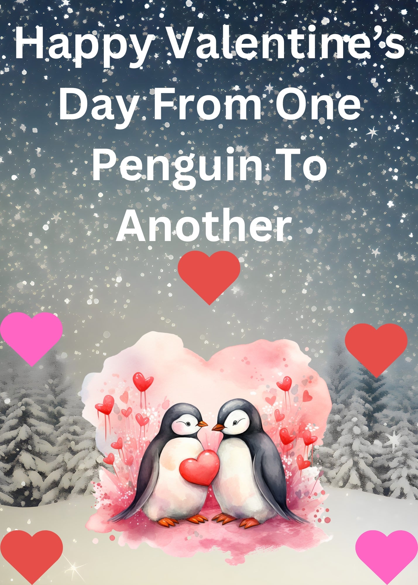 Penguin Valentine's Day