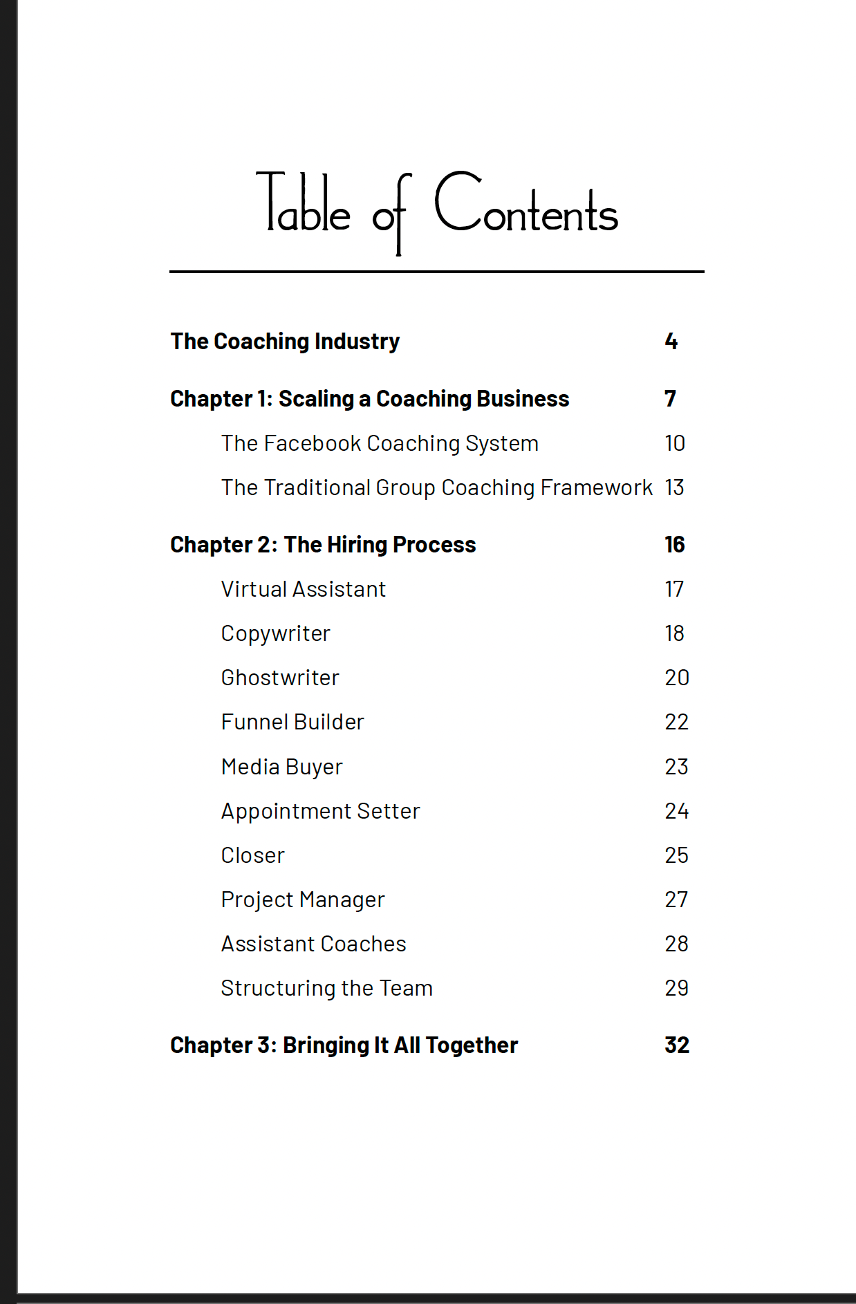 How To Hire For and Scale Your Coaching Business Ebook