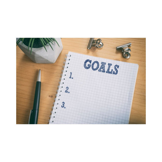 Business Goals Tracker Minimalist Design