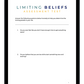 Limiting Beliefs Assessment Test Landing Page