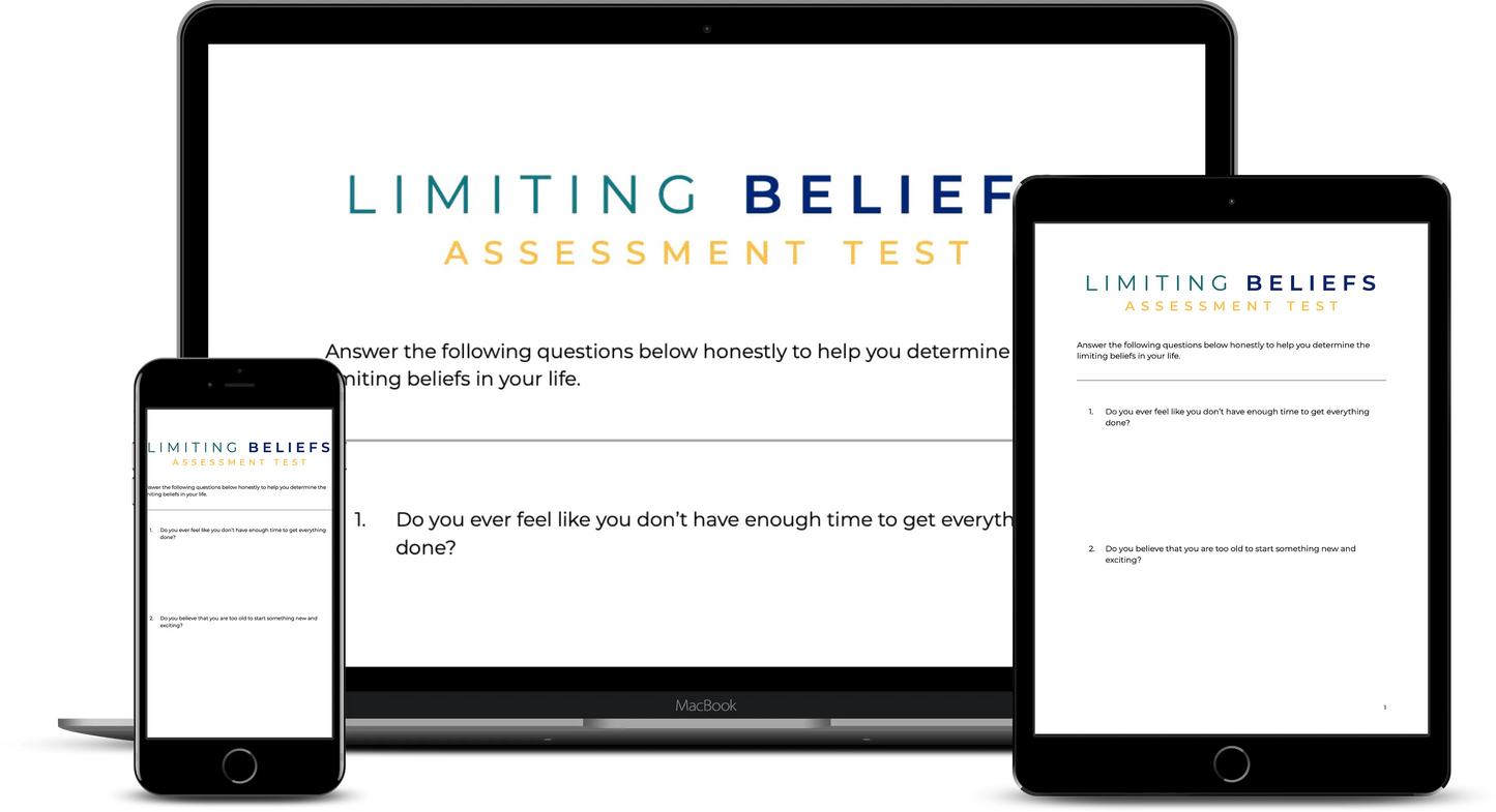 Limiting Beliefs Assessment Test Landing Page