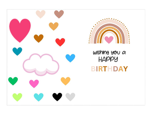 Happy Birthday Printable Greeting Card